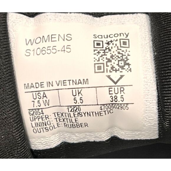 Saucony Sneakers Womens 7.5 W Gray Pink Guide 14 Running PWRRun Athletic Shoes - Picture 12 of 13